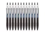 Uni-Ball Jetstream Sport SXN-150E Bolígrafo Retráctil Negro 1,0 mm (Set de 12)