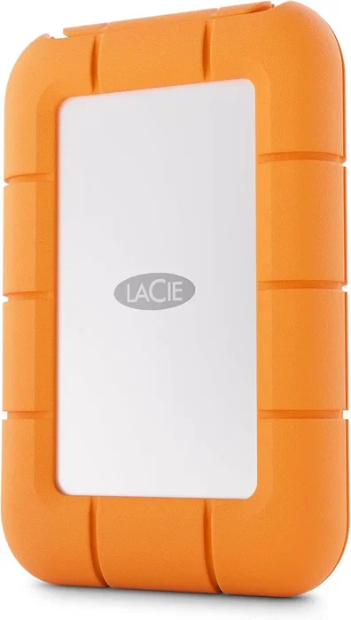 Seagate LaCie Rugged Mini STMF2000400 Disco Duro Externo SSD Portátil 2TB USB-C 3.2 Gen 2x2 2000MB/s Resistente Gris/Naranja