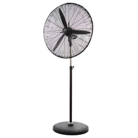 Orbegozo Ventilador de Pie Industrial Oscilante PWS 0168, 150W, 65cm (3 Aspas), 3 Velocidades, Altura Regulable hasta 180cm