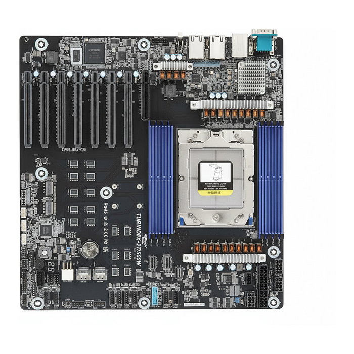 ASRock TurinD8X-2T/500W - Placa Base EEB Single Socket SP5 para Servidores AMD ASRock TurinD8X-2T/500W - Placa Base EEB Single Socket SP5 para Servidores AMD