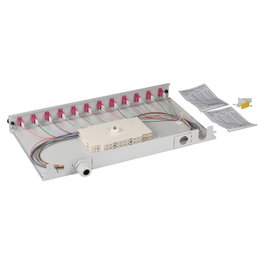 EFB Elektronik Caja de empalme LC 50/125Á OM4 con 48 pigtails, BA71901L48OM4