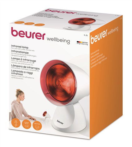 Beurer IL-21 Lámpara Infrarrojos Compacta para Alivio Muscular y Resfriados