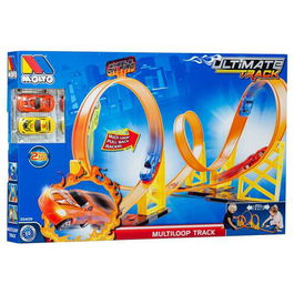 Molto Pistas con dos loopings y 2 coches