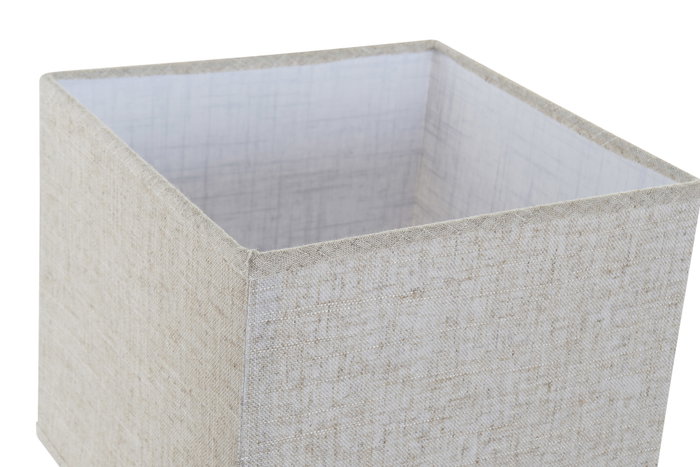 DKD Home Decor Lámpara de Sobremesa Abeto Lino 25x25x52 (Pack de 2) SURT.