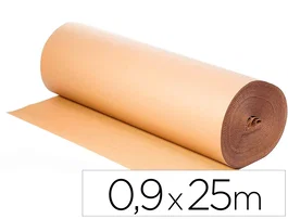Q-connect Cartón Ondulado Kraft 250 g/m² 0,90x25 m