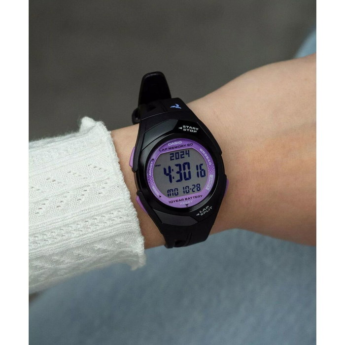 Casio STR-300-1CEG con esfera morada