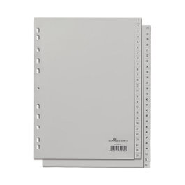 Durable Registro Numérico A4 1-52 Gris