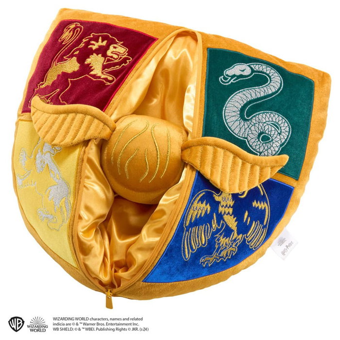 Golden Snitch & Escudo Hogwarts Peluche 35,5 cm Harry Potter