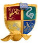 Golden Snitch & Escudo Hogwarts Peluche 35,5 cm Harry Potter