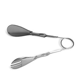 Comas Pinza Ensalada Anillas, acero inoxidable, 24 cm, para buffet y exposición