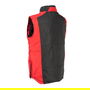 Duver Chaleco Acolchado Bicolor Negro Rojo S XXL Ropa Protector Riñones