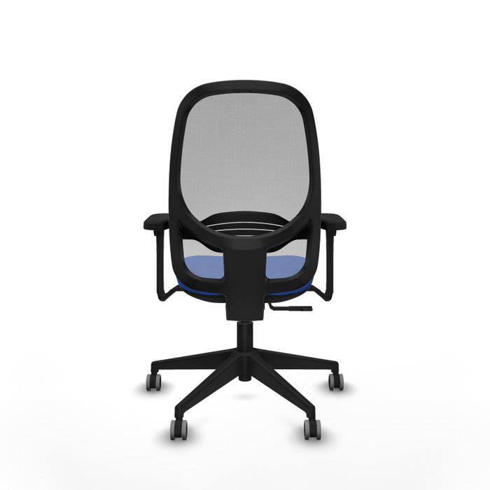 PIQUERAS Y CRESPO Silla de oficina Cilanco con mecanismo Sincro, Azul y Gris