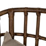 Sillón Marrón Ratán Decoración 82 X 78 X 108 cm