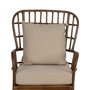 Sillón Marrón Ratán Decoración 82 X 78 X 108 cm