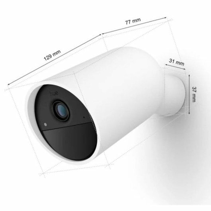 Philips Hue Cámara inalámbrica segura HD 1080P - Blanca