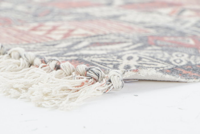 DKD Home Decor Alfombra Árabe Patchwork Algodón Poliéster Multicolor Beige 135x60x1 cm (4 Unidades) DKD Home Decor Alfombra Árabe Patchwork Algodón Poliéster Multicolor Beige 135x60x1 cm (4 Unidades)
