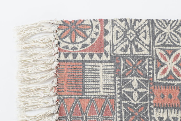 DKD Home Decor Alfombra Árabe Patchwork Algodón Poliéster Multicolor Beige 135x60x1 cm (4 Unidades) DKD Home Decor Alfombra Árabe Patchwork Algodón Poliéster Multicolor Beige 135x60x1 cm (4 Unidades)