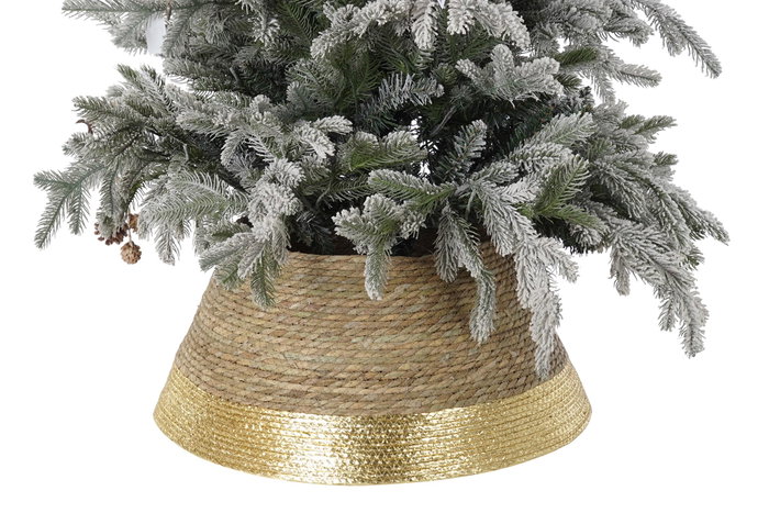 DKD Home Decor Base Árbol Fibra Seagrass 57x57x28 Surtido de 3