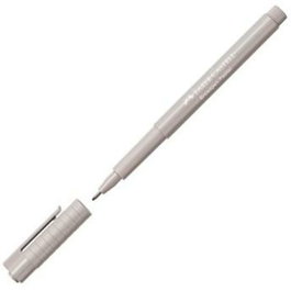 Faber Castell Rotulador Broadpen Pastel 0.8mm Gris (Set de 10)
