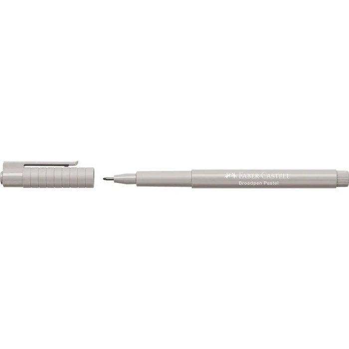 Faber Castell Rotulador Broadpen Pastel 0.8mm Gris (Set de 10)