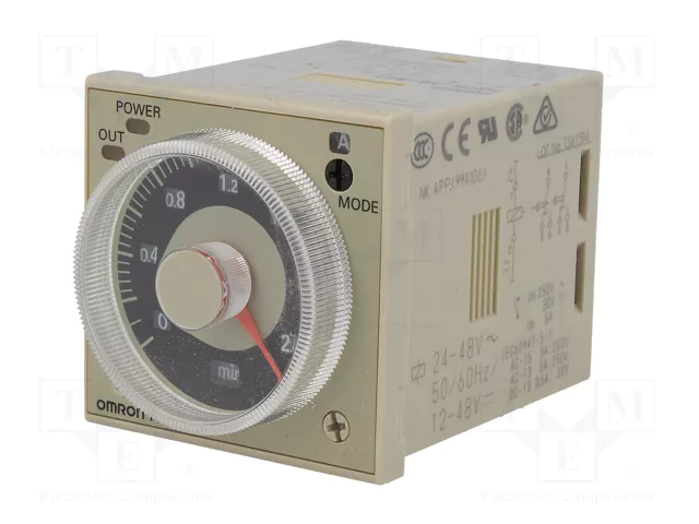 OMRON H3CR-A8-301-24 Relé de tiempo DPDT 24-48VAC/12-48VDC