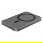 RealPower Powerbank PB-5000 MagSafe 5.000mAh, Cargador Inalámbrico 15W Gris, 1x USB-C, Batería Polímero Litio