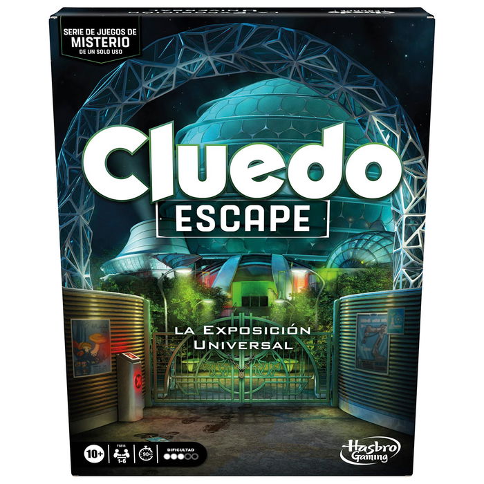 Hasbro Games Cluedo Escape Exposición Universal F8818 Juego de Mesa para Niños y Adultos