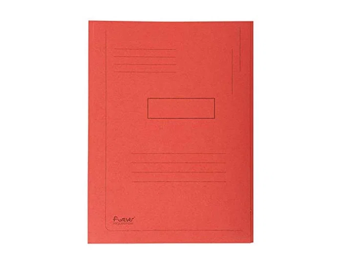 Exacompta Subcarpeta de Cartulina Reciclada Roja A4