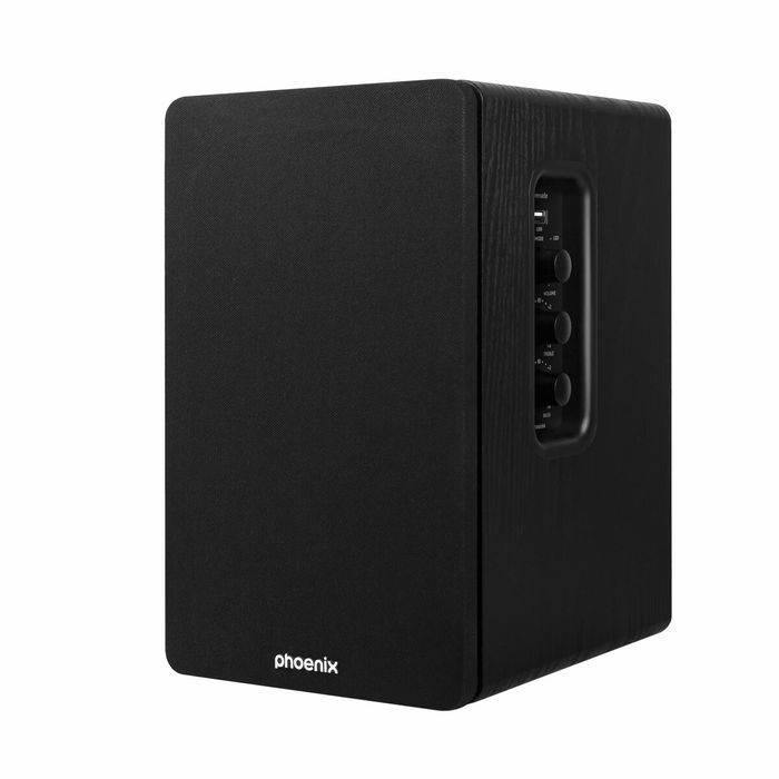 Phoenix Serenade Altavoces de Estudio para PC 60W con Bluetooth 5.0, Conexión RCA, USB y Óptica, para Música, Cine y Diálogo Phoenix Serenade Altavoces de Estudio para PC 60W con Bluetooth 5.0, Conexión RCA, USB y Óptica, para Música, Cine y Diálogo