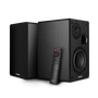 Phoenix Altavoces de Estudio para PC Phoenix Serenade 60W Estéreo 2.0 con Bluetooth 5.0, Conexiones RCA/USB/Óptica, Control Remoto, Construcción Madera