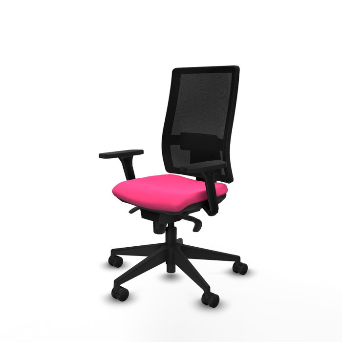 PIQUERAS Y CRESPO Silla de oficina Horna Rosa con mecanismo Sincro PIQUERAS Y CRESPO Silla de oficina Horna Rosa con mecanismo Sincro