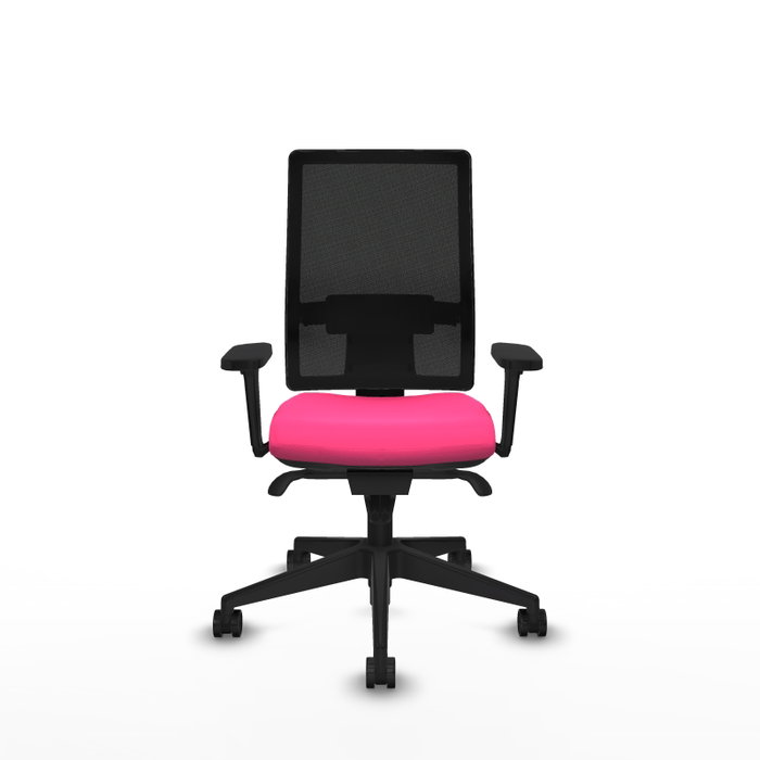 PIQUERAS Y CRESPO Silla de oficina Horna Rosa con mecanismo Sincro PIQUERAS Y CRESPO Silla de oficina Horna Rosa con mecanismo Sincro