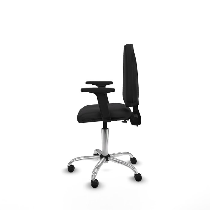 PIQUERAS Y CRESPO Silla de oficina Aýna Negro con Brazos 2D PIQUERAS Y CRESPO Silla de oficina Aýna Negro con Brazos 2D