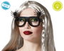 Gafas de Halloween Negras con Decoración de Arañas y Luces LED para Fiestas Temáticas - Accesorio Único para Disfraces de Bruja o Gótica - Novedad 2025