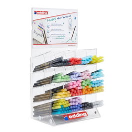 Rotulador Fibra Edding 1200/1340 Glitter Surtido Expositor De 210 90X Rotul. 1200 Glitter Surtido 120X Rot. 1340 Glitter Surtido 2X Rot. 1200 Glitter Pastel Est.4 Sin Cargo 1X Rotul. 1200 Glitter Basico Est.5 Sin Cargo 2X Rotul. 1340 Glitter Est.4 Sin Car