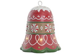 DKD Home Decor Figura Navidad Tradicional Multicolor Resina Led 50 x 61 x 50 cm