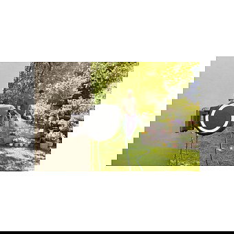 GARDENA Wand-Schlauchbox RollUp M/L 25 m, Manguera de Pared Enrollable, Color Blanco