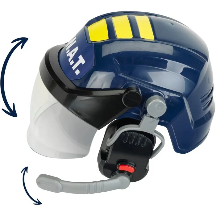Klein 8841 Kit SWAT - Disfraz de Policía con Casco, Pistola de Agua y Esposas - Para Mayores de 3 Años