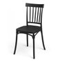 GIFTDECOR Silla de Barras Negra