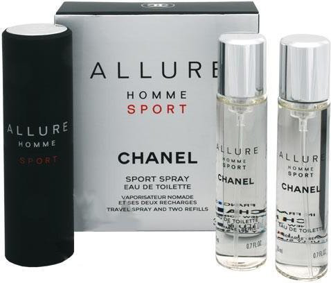 Chanel Allure Homme Sport Eau de Toilette 3 x 20 ml Chanel Allure Homme Sport Eau de Toilette 3 x 20 ml