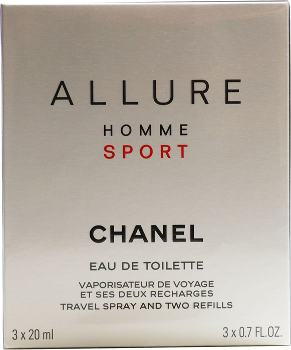 Chanel Allure Homme Sport Eau de Toilette 3 x 20 ml Chanel Allure Homme Sport Eau de Toilette 3 x 20 ml
