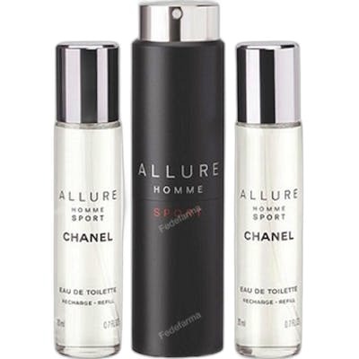 Chanel Allure Homme Sport Eau de Toilette 3 x 20 ml Chanel Allure Homme Sport Eau de Toilette 3 x 20 ml