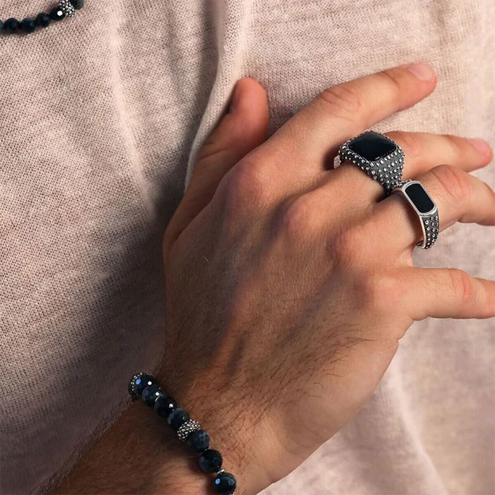 Anillo Hombre Albert M. WSOX00595.TIG-20 Negro 20