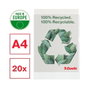 Esselte Dosier Reciclado A4 Piel de Naranja Transparente