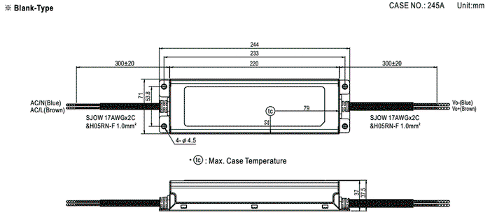 MEAN WELL ELG-240-C1750 Alimentador LED 239,75W 1750mA