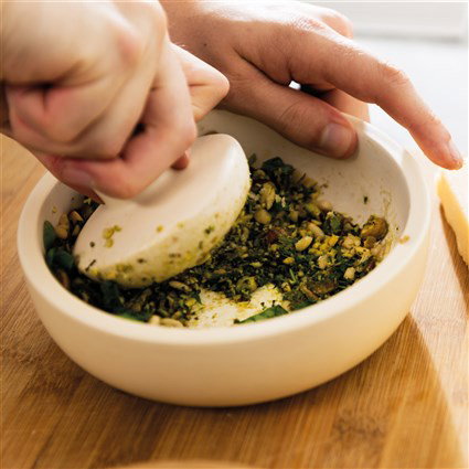 Berghoff 3950033 Mortero y Maza Grande para Hierbas y Especias