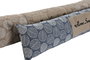 DKD Home Decor Burlete Beige Azul Poliéster 83 x 15 x 7 cm (2 Unidades)