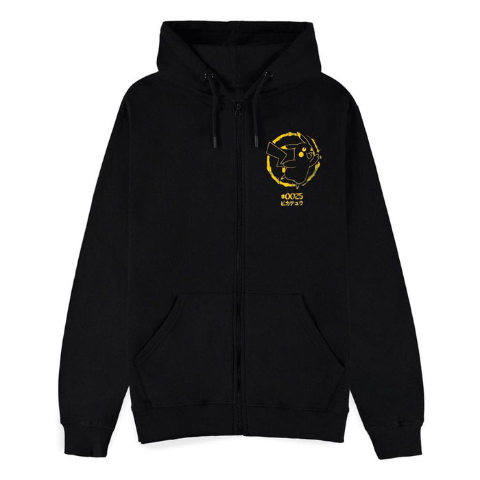 Difuzed Pokémon Sudadera con capucha Pikachu Thunderstrike talla M