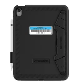 OtterBox Defender EDU Kickstand Series para Apple iPad (A16/10th gen), negro
