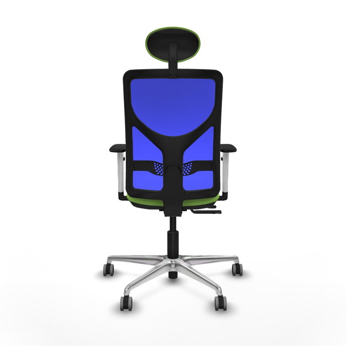 PIQUERAS Y CRESPO Silla de oficina Motilla con mecanismo Sincro/Traslack, Azul y Pistacho PIQUERAS Y CRESPO Silla de oficina Motilla con mecanismo Sincro/Traslack, Azul y Pistacho